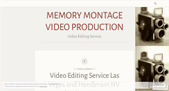 Desktop Screenshot of memorymontagevideo.wordpress.com