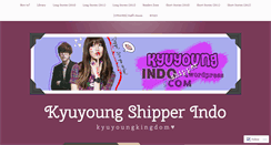 Desktop Screenshot of kyuyoungshipperindo.wordpress.com