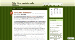 Desktop Screenshot of cashmillions.wordpress.com