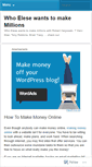 Mobile Screenshot of cashmillions.wordpress.com