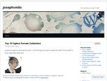 Tablet Screenshot of josephvmilo.wordpress.com