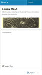 Mobile Screenshot of aboutlaurareid.wordpress.com