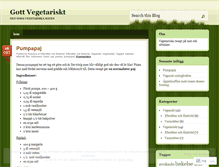 Tablet Screenshot of gottvegetariskt.wordpress.com