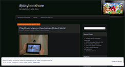Desktop Screenshot of playbookhore.wordpress.com