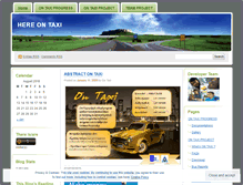Tablet Screenshot of ontaxi.wordpress.com