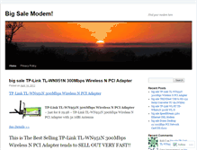 Tablet Screenshot of bigsalemodem.wordpress.com
