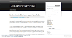 Desktop Screenshot of libertyspinnetwork.wordpress.com