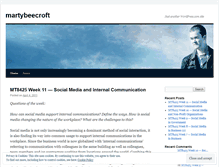 Tablet Screenshot of martybeecroft.wordpress.com