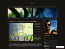 Tablet Screenshot of darkfour.wordpress.com