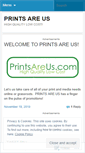 Mobile Screenshot of printsareus.wordpress.com