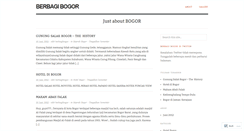 Desktop Screenshot of berbagibogor.wordpress.com