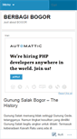 Mobile Screenshot of berbagibogor.wordpress.com