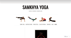 Desktop Screenshot of antiguoyoga.wordpress.com