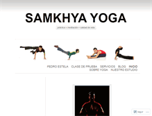 Tablet Screenshot of antiguoyoga.wordpress.com