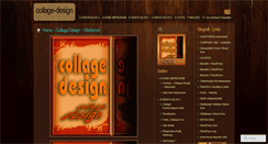 Desktop Screenshot of collagedesign.wordpress.com