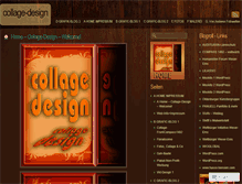 Tablet Screenshot of collagedesign.wordpress.com