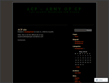 Tablet Screenshot of cpacp.wordpress.com