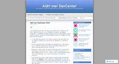 Desktop Screenshot of aldrimerdancenter.wordpress.com