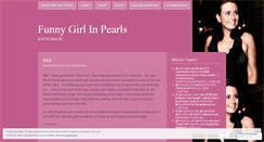 Desktop Screenshot of funnygirlspearls.wordpress.com