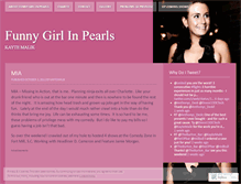 Tablet Screenshot of funnygirlspearls.wordpress.com