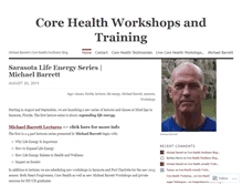 Tablet Screenshot of corehealthfacilitator.wordpress.com