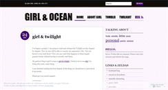 Desktop Screenshot of girlandocean.wordpress.com