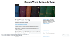 Desktop Screenshot of bronzeword.wordpress.com
