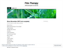 Tablet Screenshot of filmtherapy.wordpress.com