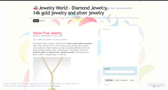 Desktop Screenshot of jewelryplanet.wordpress.com