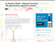 Tablet Screenshot of jewelryplanet.wordpress.com