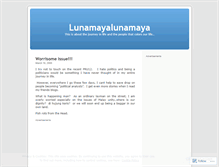 Tablet Screenshot of lunamayalunamaya.wordpress.com