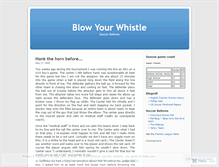 Tablet Screenshot of blowyourwhistle.wordpress.com