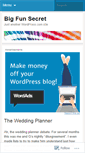 Mobile Screenshot of bigfunsecret.wordpress.com