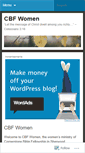 Mobile Screenshot of cbfwomen.wordpress.com