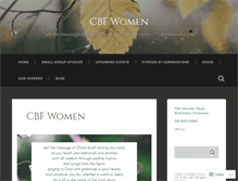 Tablet Screenshot of cbfwomen.wordpress.com
