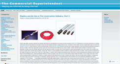 Desktop Screenshot of commercialsuperintendent.wordpress.com