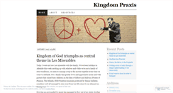 Desktop Screenshot of kingdompraxis.wordpress.com