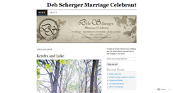 Desktop Screenshot of debschergercelebrant.wordpress.com