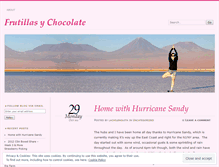 Tablet Screenshot of frutillasychocolate.wordpress.com