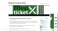 Desktop Screenshot of mealticketseries.wordpress.com