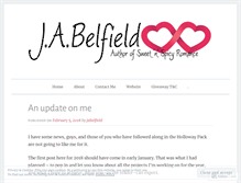 Tablet Screenshot of jabelfield.wordpress.com