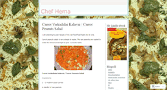 Desktop Screenshot of chefhema.wordpress.com