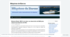 Desktop Screenshot of maquinasdebarcos.wordpress.com