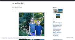 Desktop Screenshot of meandthekids.wordpress.com