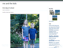 Tablet Screenshot of meandthekids.wordpress.com