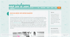 Desktop Screenshot of everysinglepenny.wordpress.com