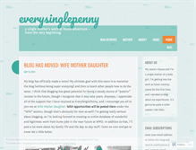 Tablet Screenshot of everysinglepenny.wordpress.com