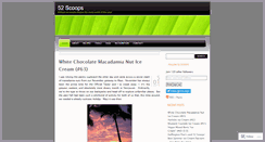 Desktop Screenshot of 52scoops.wordpress.com