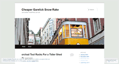 Desktop Screenshot of cheapergarelicksnowrake.wordpress.com