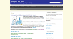 Desktop Screenshot of chemistryandmath.wordpress.com